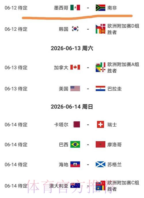 2026美加墨世界杯球队名单分析